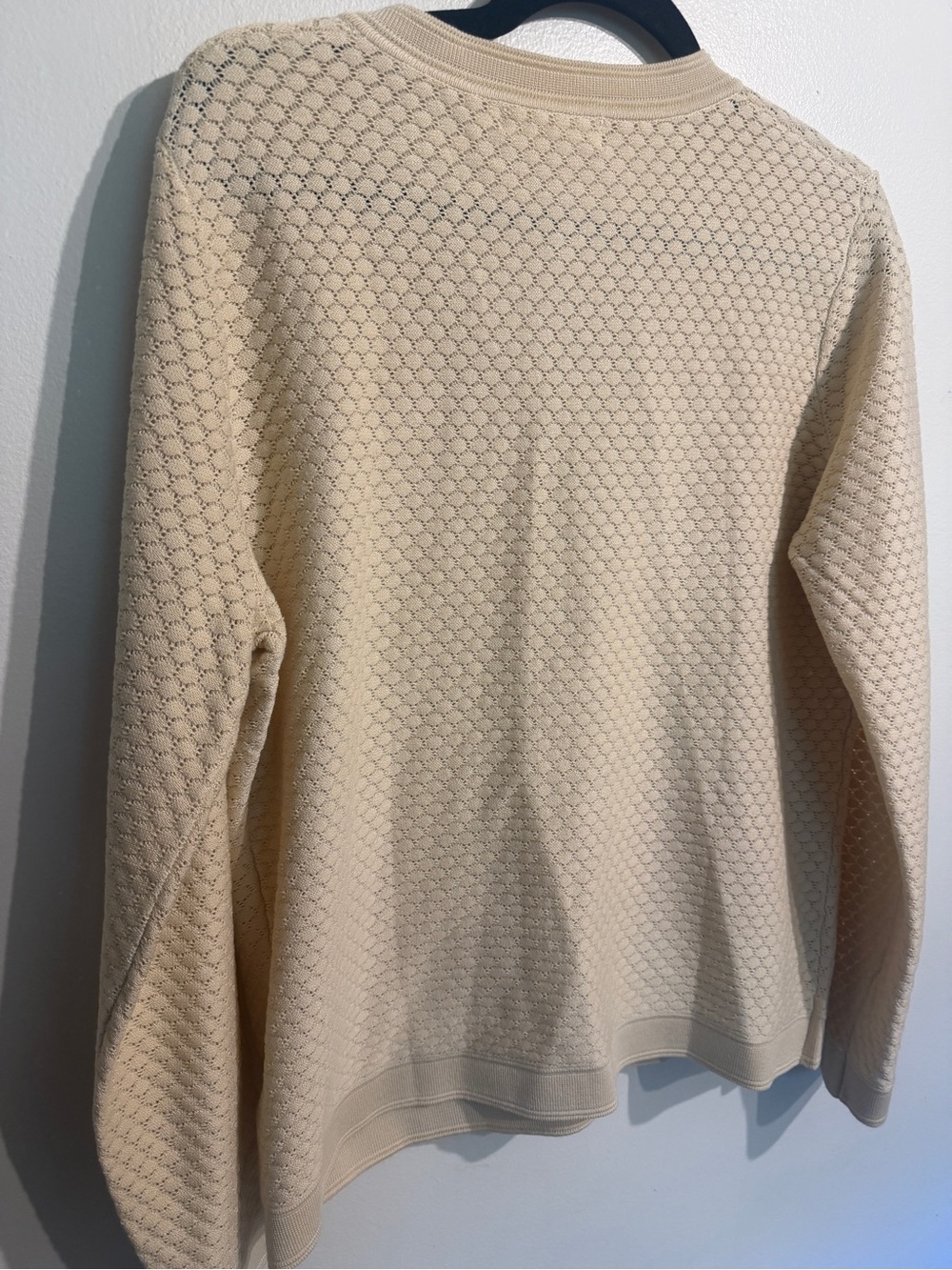 GRACE KARIN Textured Button-Down Cardigan Sweater - Cream/Beige - Picture 10 of 10